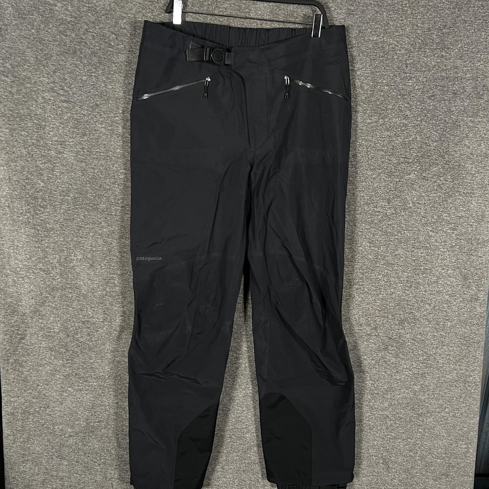 Patagonia Triolet Pants Mens Xl Black Gore-Tex Ski Snow Waterproof Zip Pockets